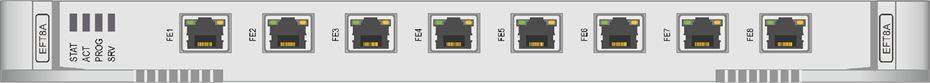 EFT8A 8端口100M以太網(wǎng)透傳板(圖1) EFT8A 8端口100M以太網(wǎng)透傳板(圖1)